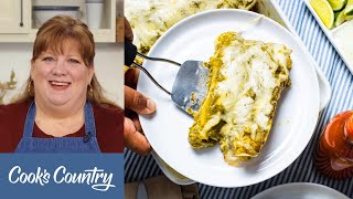 How to Make Green Chile Chicken Enchiladas [upl. by Cordie]