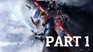 Star Wars Jedi Fallen Order  Part 1  Beginning of the Last Jedis Journey  1080p 60FPS HDR [upl. by Geralda]