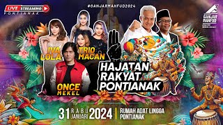 HAJATAN RAKYAT PONTIANAK  KALIMANTAN BARAT  ONCE MEKEL TRIO MACAN amp IVA LOLA [upl. by Leur]