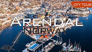 Arendal Norway  City Tour amp Drone 4k [upl. by Barnet334]