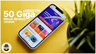 WINDTRE 50 Giga e Minuti Illimitati a 699€  Test e App  offerte di telefonia mobile [upl. by Ahsitel]