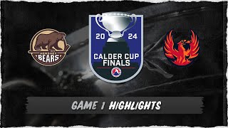 AHL Highlights 2024 Calder Cup Finals Game 1 [upl. by Nebuer]