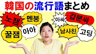 韓国の若者が絶対に使う！流行語・略語を大特集！知っていたら韓国通！ [upl. by Sallyann]