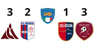 ACIREALEVIBONESE 32 E GELBISONREGGINA 13  MERCOLEDÌ INTENSO TRA SERIE D E COPPA ITALIA [upl. by Kutzer]