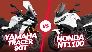 Tesný Súboj Yamaha Tracer 9GT vs Honda NT1100 a Víťazom sa stáva [upl. by Hamehseer]