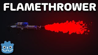 Flamethrower  Godot 43 Tutorial [upl. by Kehr738]