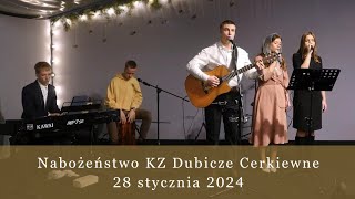 Nabożeństwo KZ Dubicze Cerkiewne 28012024 [upl. by Yromas]