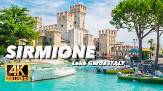 Sirmione Lake Garda Italy amp Grotte di Catullo Roman Ruins  4K quotWALKING FULL CITY TOUR [upl. by Annohsed]