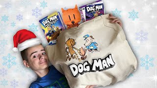 Opening the ULTIMATE DOG MAN MYSTERY BAG Dog Man Holiday Gift Guide [upl. by Teodora]