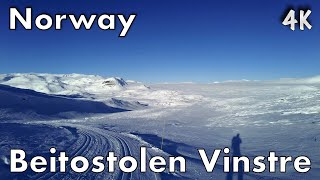 Crosscountry Skiing in Norway Beitostolen Vinstre in Jotunheimen 4K [upl. by Joo]