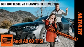 Audi A8 Facelift 2022 Der hotteste V8 Transporter ever 🧡💨 Fahrbericht  Review  Test  Sound [upl. by Ettelegna]