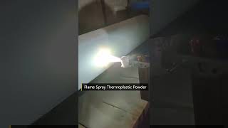 Flame Spray Thermoplastic Powder Coating polyethylene powder [upl. by Otilrac992]