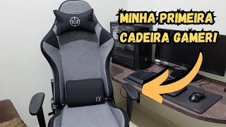 CADEIRA GAMER TGT HERON TX FABRIC TECIDO UNBOXING E PRIMEIRAS IMPRESSÃ•ES [upl. by Kehoe172]