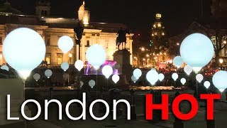 Lumiere London 2018 Trafalgar Square’s rhythmic light balloons [upl. by Davis974]