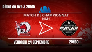 Match de championnat VCB  SPARTIATES [upl. by Aniela]