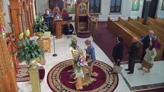 Kimisis Tis Theotokou Greek Church  Akathist Hymn 5th Friday of Lent [upl. by Rattan]