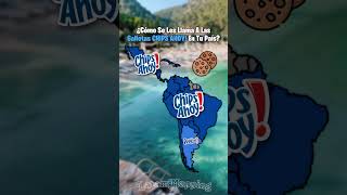 ¿Cómo Se Les Llama A Las Galletas CHIPS AHOY En Tu País mapping mapper map latam [upl. by Itirp]