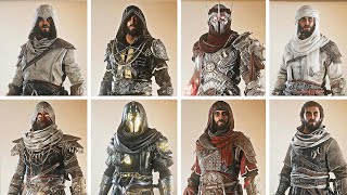 Assassins Creed Mirage  ALL 25 OUTFITS amp COSTUMES [upl. by Arrotal]