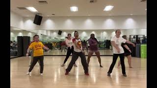 ❤️💛🚩”Best of My Love” DanceAlong w Adrianne AH amp the USC Silks [upl. by Jung]