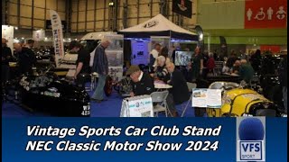 Vintage Sports Car Club Stand  NEC Classic Motor Show 2024 [upl. by Littman]