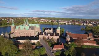 Drone Footage of Frederiksborg Castle  HD 1080p [upl. by Hoshi395]