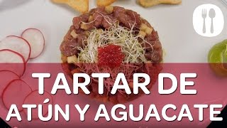 Recetas de cocina Carrefour  Tartar de atún y aguacate [upl. by Ynehteb]