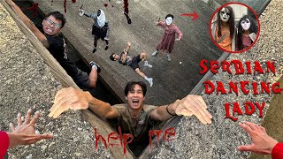 Parkour vs SERBIAN DANCING LADY 60  Epic Parkour POV HORROR by Highnoy [upl. by Donatelli698]