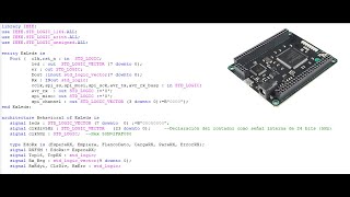 Prueba de comunicación RS232 con FPGA Mojo v3 y VHDL [upl. by Naraj777]