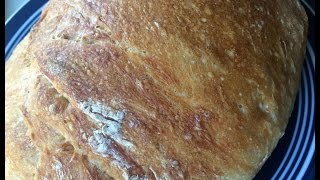 Freshly Baked Bread Recipe  No Kneading Necessary [upl. by Carrew]