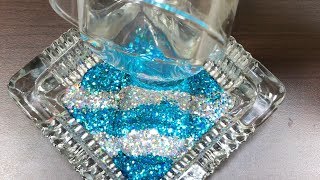 Glitter Slime Making  Most Satisfying Slime Video 3 [upl. by Ranita]