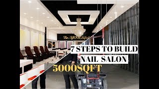 HOW TO BUILD 5000SQFT NAILS SALON WITH IFOSS [upl. by Ichabod]