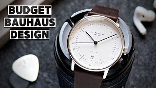 Bauhaus on a Budget Sternglas Naos Automatik 38mm  REVIEW [upl. by Alaekim21]