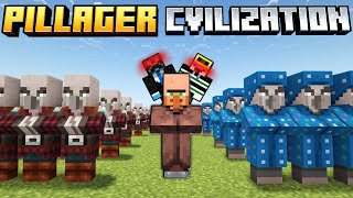 Minecraft But I Survive in PILLAGER CIVILIZATION [upl. by Pogah]