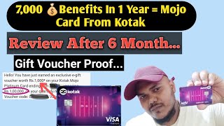 Kotak Mojo Credit Card Review After 6 Month Usage  Mojo Card Benefits and Features  Techno Tamil [upl. by Jaynell]