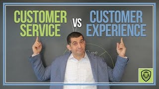 Customer Service Vs Customer Experience [upl. by Atiz]