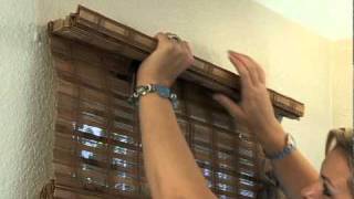 How to Install Woven Wood Window Shades [upl. by Ruamaj670]