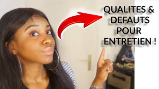 QUALITES amp DEFAUTS POUR UN ENTRETIEN [upl. by Suirrad790]