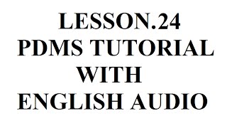 PDMS BEGINNER LESSON 24 HOW TO GIVE SLOPE 1100 OR 150 OR THROUGH ANGLE 10 DEGREE IN PDMS [upl. by Aluino]