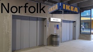 Brand New Schindler Elevators at the New Norfolk VA IKEA [upl. by Dihgirb]