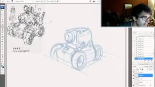 The KNKL Show Episode 42 How to draw mechanical objects in perspective [upl. by Einatsed695]