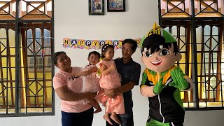 Badut Boboiboy Daun Di Ultah Eratha Badut Lucu Viral TikTok [upl. by Tiffany705]