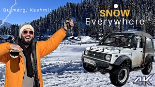 Snowfall In Gulmarg Kashmir  Very Unfortunate By Tourism Kashmir  The Umar [upl. by Yatnoed]