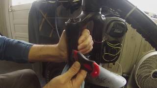 How to Fix scratched fork stanchions [upl. by Cloris804]