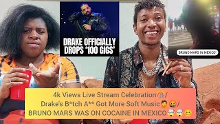 CrazyGang Podcast Drake Btch A Got New Soft Music🤦🤬BRUNO MARS ON COCAINE IN MEXICO🤯 viral fyp [upl. by Anerdna]