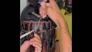 Trending Style Alert Invisible Loc Tutorial on Natural Hair  One Step Method [upl. by Aronid]