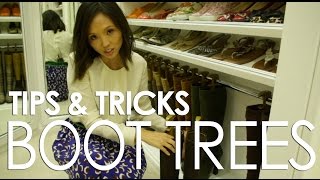 Closet Tips amp Tricks with Lisa Adams  Episode 3 Boot Trees [upl. by Bevers]