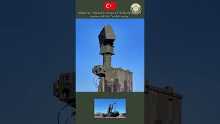 HİSARO  Mediumrange air defense missile system of the Turkish army army military [upl. by Clari660]