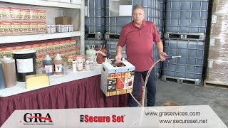 GRA Services— Introducing Secure Set Spray Foam for easy post setting [upl. by Hoagland]