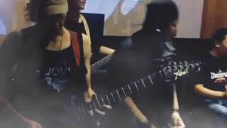 ANGKARA POWER METAL  cover EVERSHINE band  meduzza point malioboro [upl. by Ayaet]