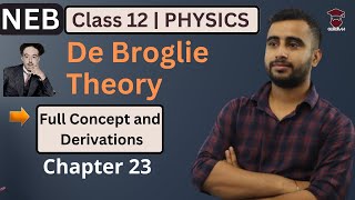 De Broglie Theory in Nepali  Duality  Class 12 Physics Chapter 23  Quantization of Energy NEB [upl. by Jabon]